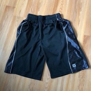 AND1 Men’s Black Mesh Basketball Shorts w Pockets